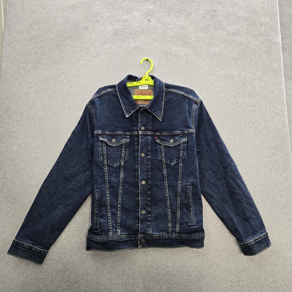 Levi's Men Jacket L/G Blue Denim Trucker Classic